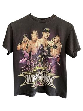WrestleMania (XXX) 30 T-Shirt Youth Size 12 John Cena Daniel Bryan New Orleans